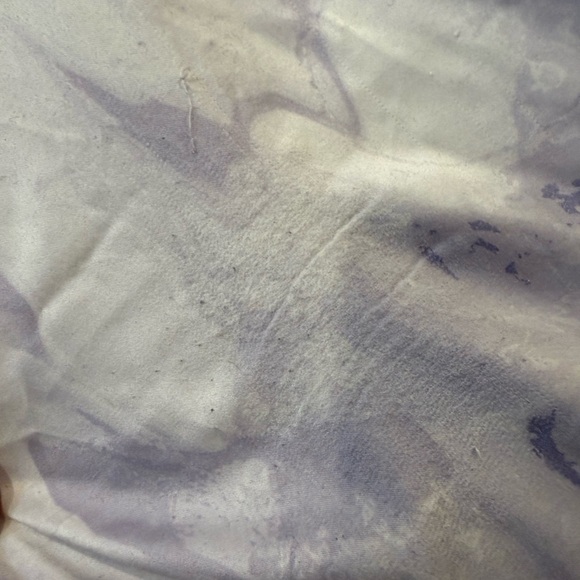 Purple and White Tie-Dye silky jumpsuit - Picture 5 of 5